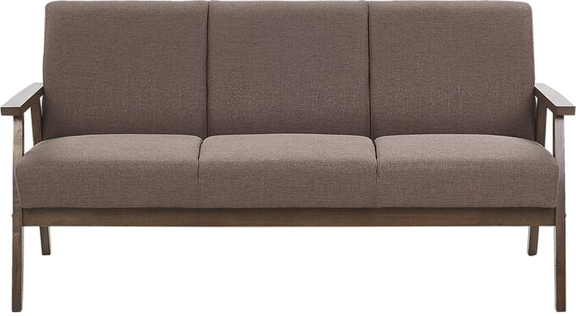 Asnes 3-seters Sofa - Brun