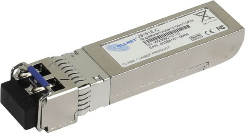 ALLNET GBICMini Transceiver for HP Aruba Network Switch - 10Gbit, LR/LC, SFP+
