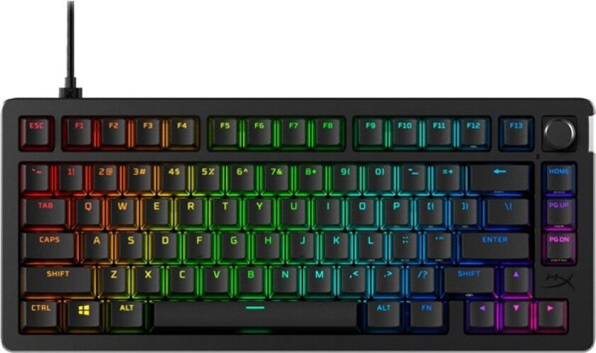 Alloy Rise Gaming Keyboard 75 - AZERTY - Gamingtastatur - Fransk - Svart