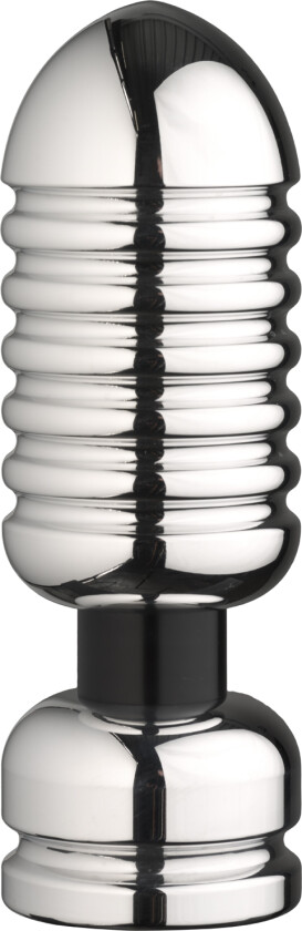 E-stim Large Deviant Electrode Butt Plug - Sølv