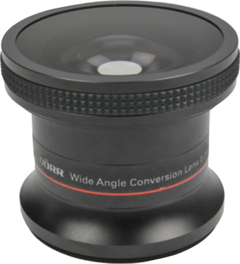 DÃRR Fisheye kameralinse - 0,25x, 58mm (67mm/77mm)