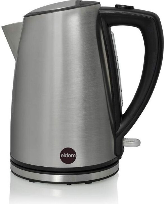 Trådløs vannkoker 1,7L rustfritt stål, 2000W, sølv