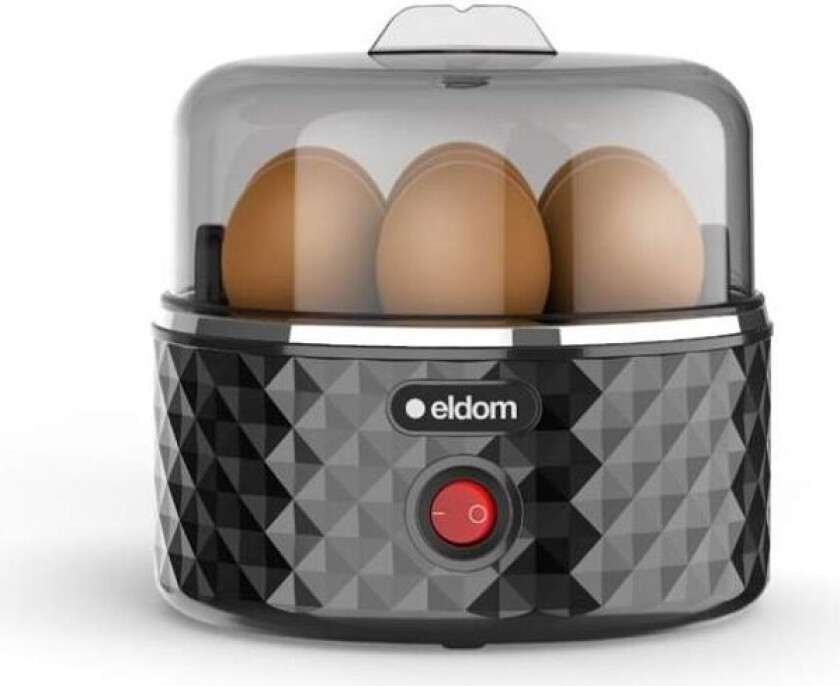 Eggkoker for 7 egg, justerbar hardhet, rustfritt stål