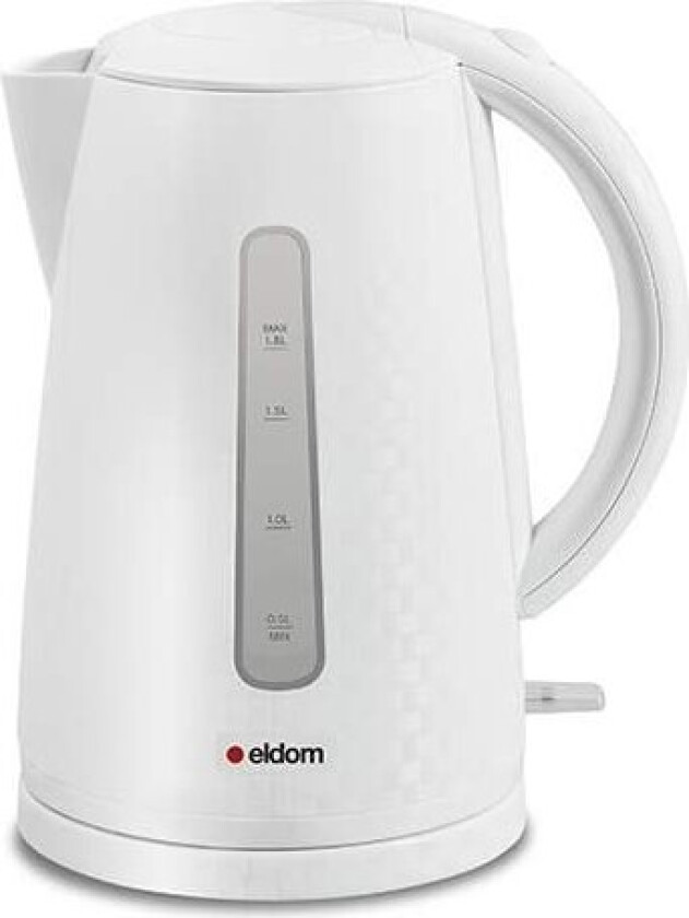 Trådløs vannkoker 1,8L, 2000W, svart, dreibar base