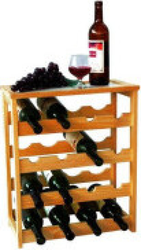 MK Bamboo GENEVE - 24 flasker vinstativ