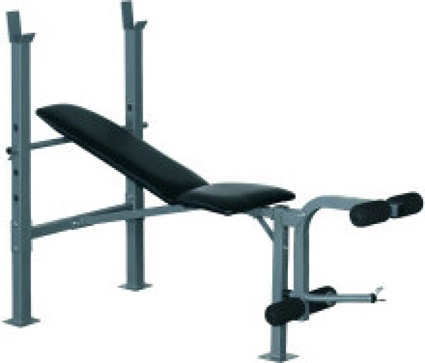 Multivektsbenk, Treningsbenk, Multigym, Skråbenk, Treningsutstyr, Stål, 165X68X114Cm