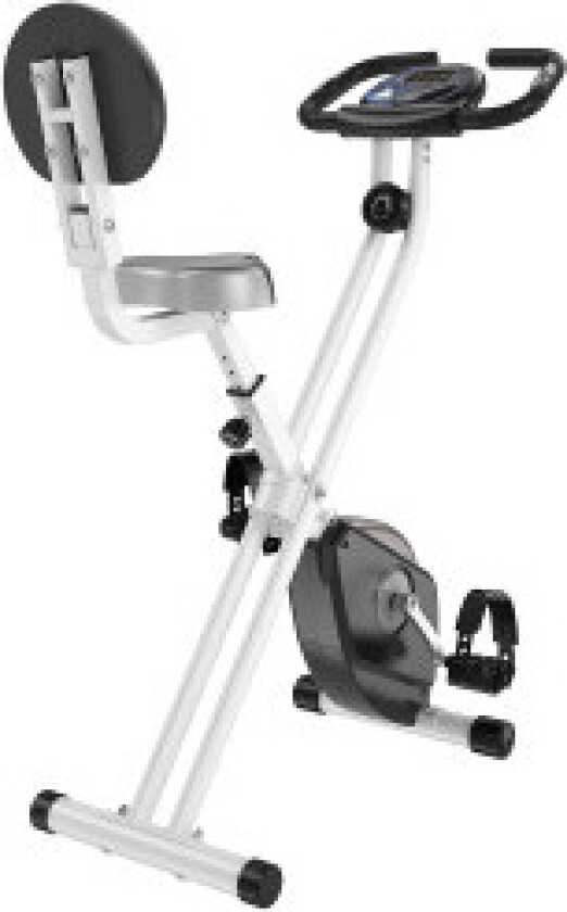 Bilde av Treningssykkel F-Bike Sykkeltrener Med 8-Nivås Magnetisk Motstand, Høydejusterbar, Stål, Svart + Grå, 43X97X109 Cm