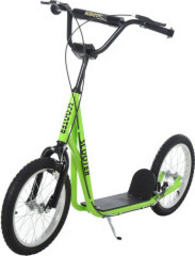 Bilde av Barnescooter, Byscooter, Sparkesykkel, Sparkebrett For Barn Med Pneumatiske Dekk Og Håndbrems, Sparkesykkel For Barn Fra 5 År, 1