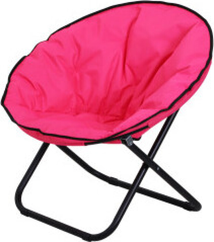 Sammenleggbar Stol, Sammenleggbar Campingstol, Polstret Stol, Metall + Oxford-Stoff, Rosa, 80X80X75 Cm