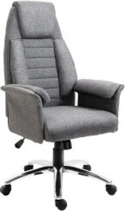 Swivel Chair Executive Chair Kontorstol Skrivebordsstol Høydejusterbart Stoff + Metall 68 X 69 X 116-126 Cm