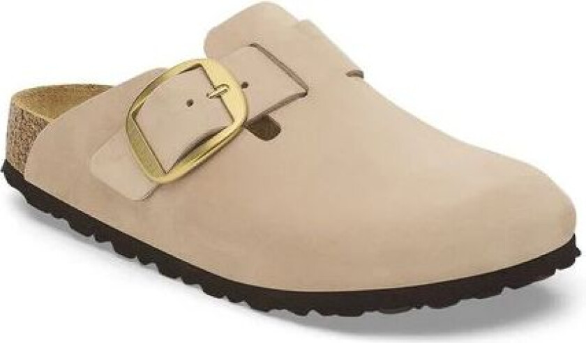 Boston Big Buckle Nubuck Leather Narrow - Sandcastle 40