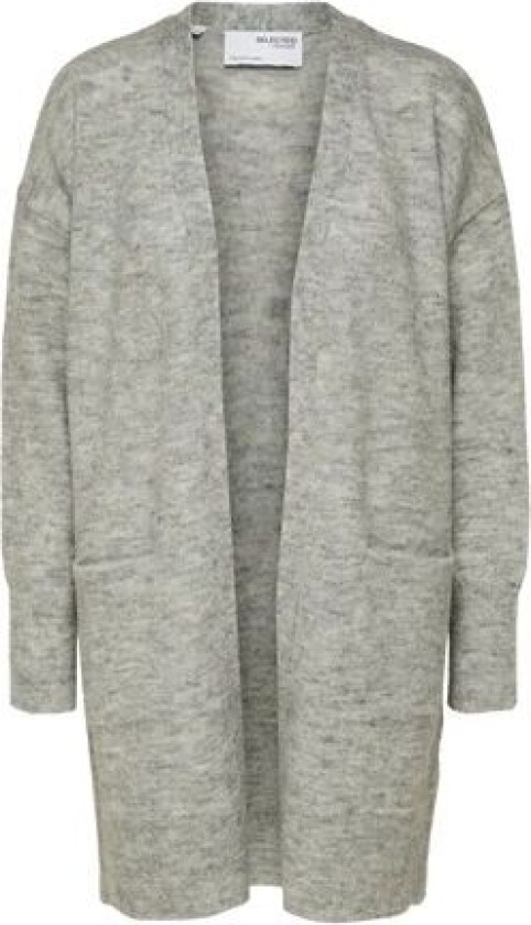 Lulu New Ls Knit V-Neck - Light Grey Melange XL