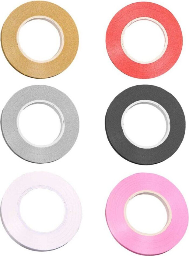 Gaveliste Gavebånd 6-pack (60m) Flere farger