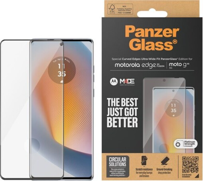 Screen Protector Motorola Edge 50 Fusion | G85 | Ultra-Wide Fit