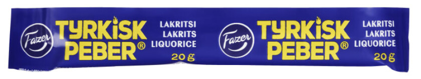Tyrkisk Peber Lakrisstang 20g