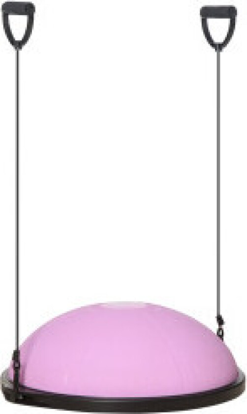 Bilde av Yoga Ball Halvkule Balansetrener, Treningsball Med Treningstau, For Yoga Og Balanse, Lys Lilla, Ø 64Cm