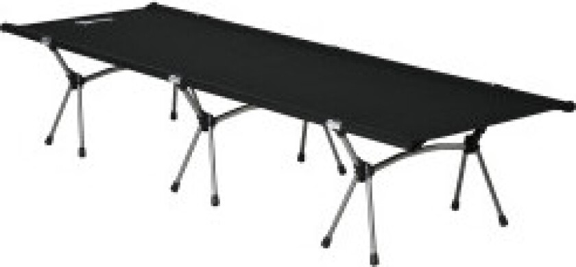 Bilde av Campingseng, Sammenleggbar Feltseng I Aluminium Med Bæreveske, Høydejusterbar, Svart, 190X65X38Cm, Opptil 150Kg