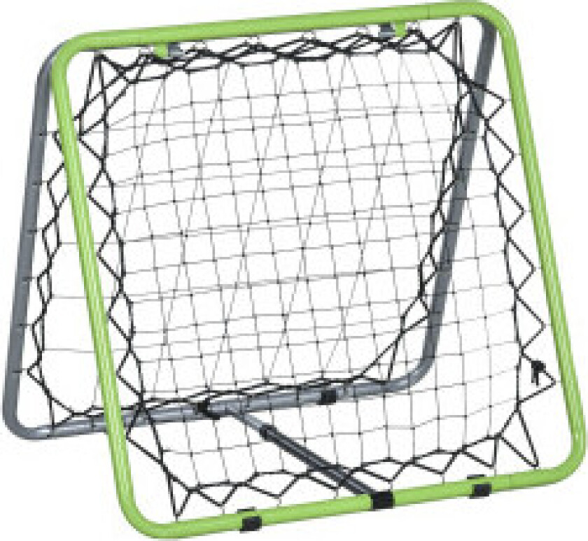 Bilde av Football Rebounder Kickback Goal Rebound Veggnett For Baseball Basketball Dobbeltsidig Rebound Justerbar I 5 Nivåer Metal Green