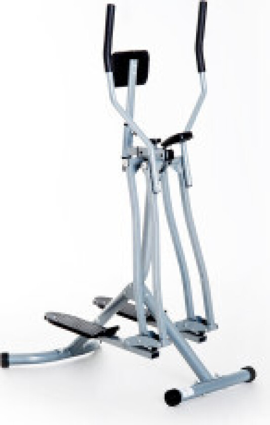 Cross Trainer Elliptical Trainer Ergometer Treningssykkel Med Lcd-Skjerm, Stål, Sølv, 96X60X152Cm