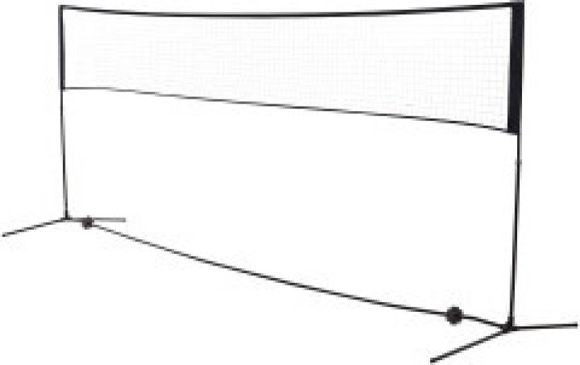 Bilde av Badmintonnett Volleyball- Og Tennisnett, Bærbart, 2 Høyder 94/158Cm, Pe, 400X60Cm