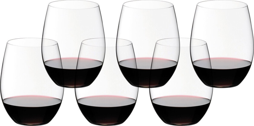 O Wine Tumbler Cabernet/Merlot vinglass 6-pakning 20-årsjubileum