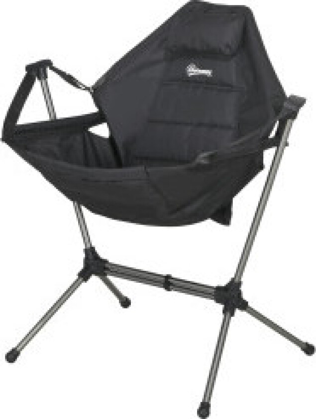 Hammock Camping Chair Sammenleggbar Hagestol Opptil 120 Kg, Oxford, Black