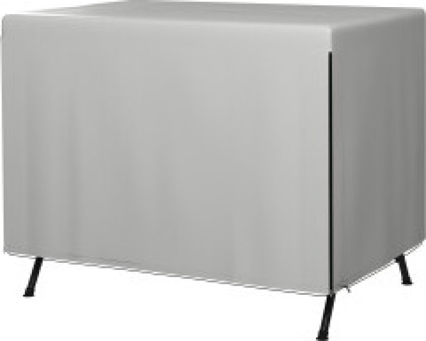 Presenning For Hagemøbler Vanntett Og Uv-Beskyttelse Beskyttelsestrekk, Rektangulært, Pe, Grått, 215X155X150Cm