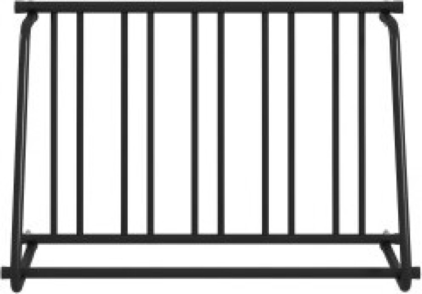 Bilde av Sykkelstativ, Flere Stativ, Værbestandig, Opptil 3 Sykler, Stål, Svart, 114X58X75Cm