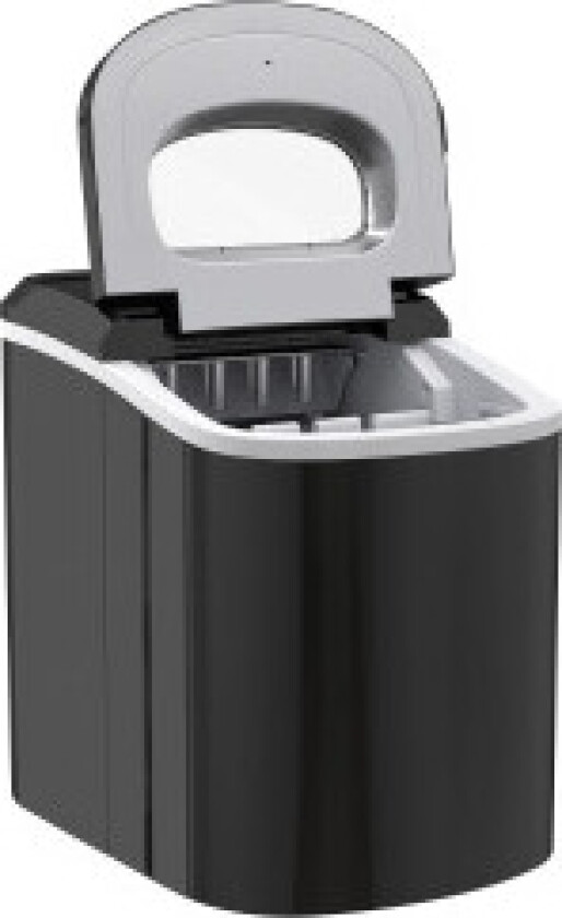 Isbitmaskin, 1,3 L Med 2,2 L Vanntank, 12 Kg/24 Timers Ismaskin Med Skje Og Kurv, 2 Valgbare Isbitstørrelser, Selvrensende