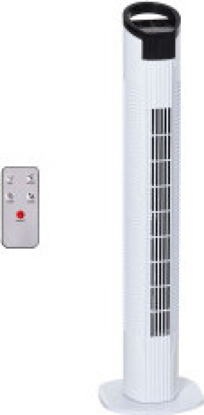 Tårnvifte 70° Oscillasjon, 78,5 Cm, 50W, 3 Moduser Og Hastigheter, Abs-Plast, Hvit