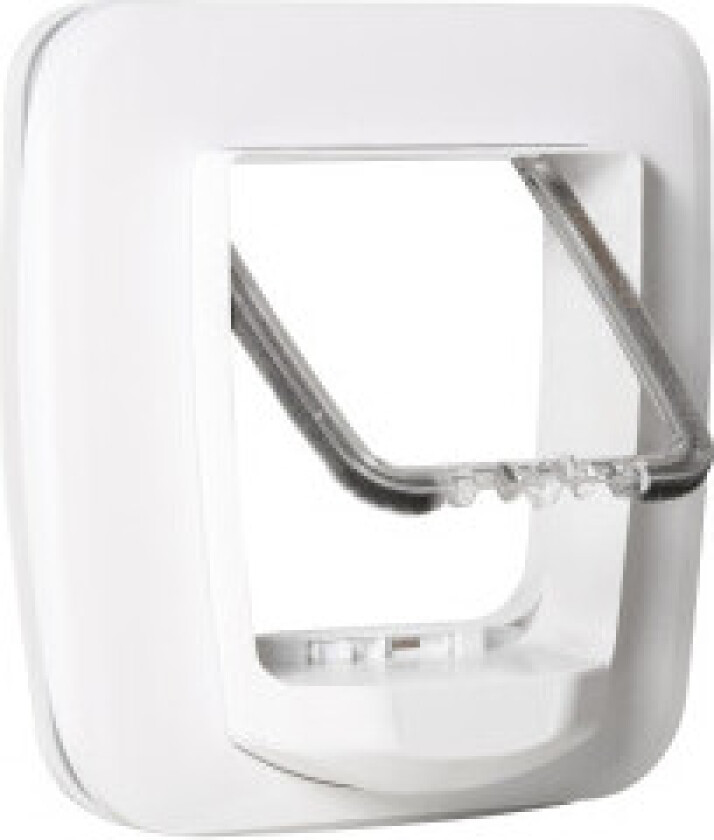 Katteluke Hundeluke Med 4 Låsemuligheter Og Magnet, For Inner- Og Ytterdører, 30X29X10Cm