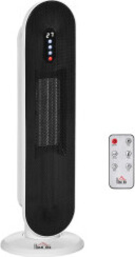 Varmevifte Varmevifte 2000W Elektrisk Varmeapparat Keramisk Varmetårn Med Fjernkontroll 24 Timers Timer Oscillasjonsvarmer Varme