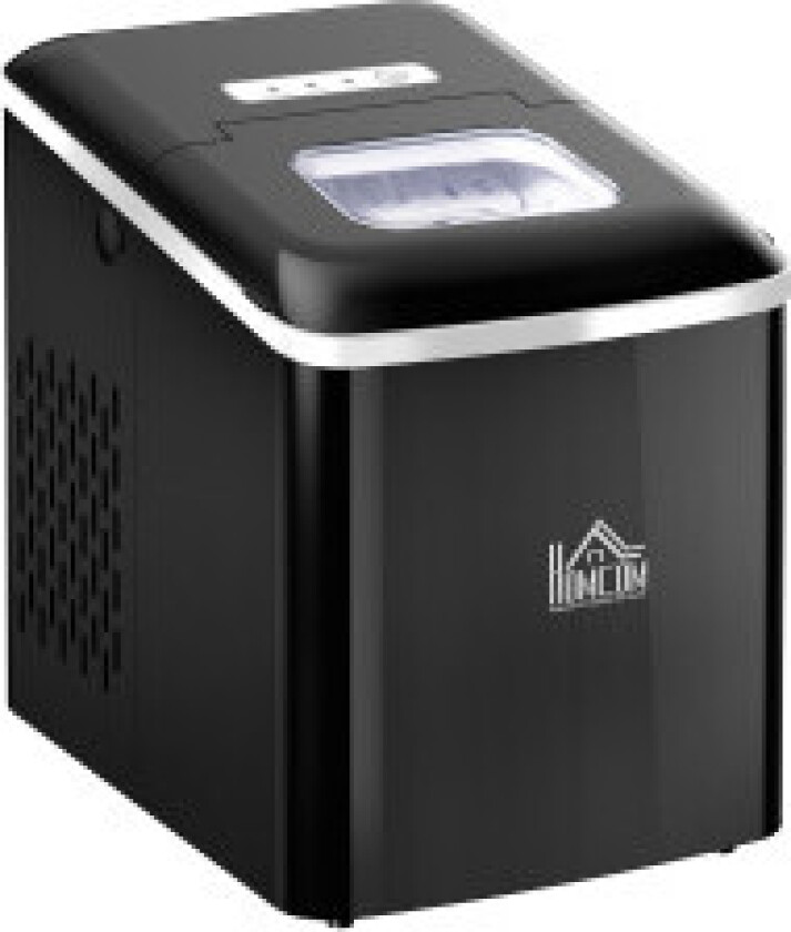 Isbitmaskin 12Kg/24T, 2L, Led-Display, Selvrensende, Sort, 21,2X29,5X32,6Cm