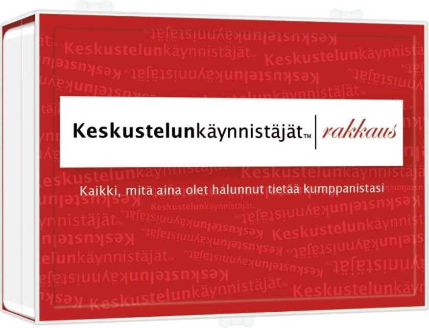 Keskustelunkäynnistäjät- Rakkaus