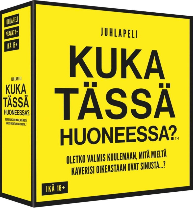 Kuka Tässä Huoneessa Party Game