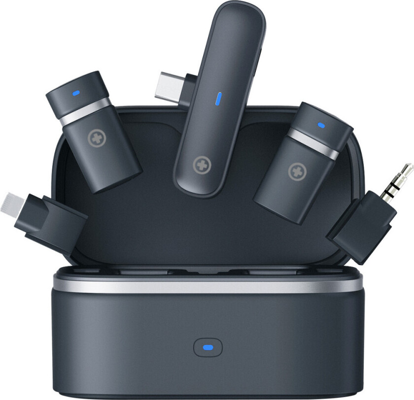 Plusonic trådløst mikrofonsett PSTDS9 - USB-C, 3,5 mm-kontakt, WiFi