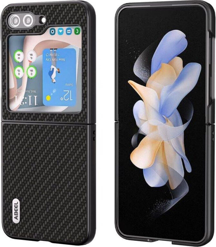 Karbonfiber deksel Samsung Galaxy Z Flip 5 - Sort