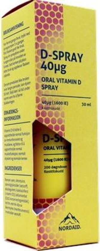Nordaid D-Spray 40 Oral Vit D
