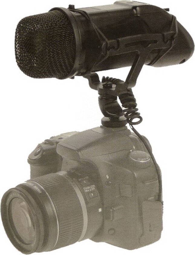 DÃRR CV03 Stereoretningsmikrofon - 1/4tm, 38Hz-20KHz - 3,5 mm minijack