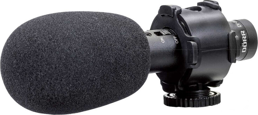 Bilde av DÃRR CV-04 Stereo-retningsmikrofon - 1/4tm, 60Hz-18KHz - 3,5 mm minijack