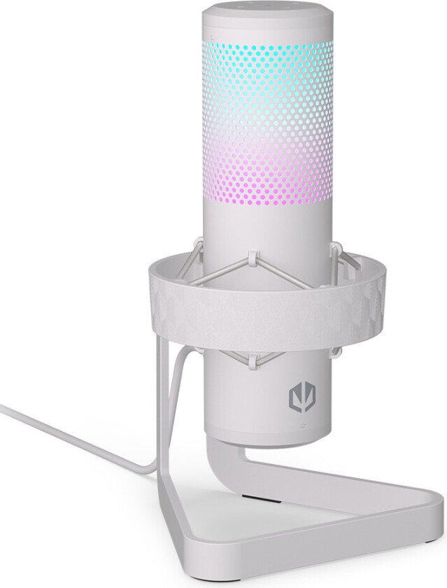 Endorfy AXIS streamingmikrofon (3,5 mm/USB-C) Hvit