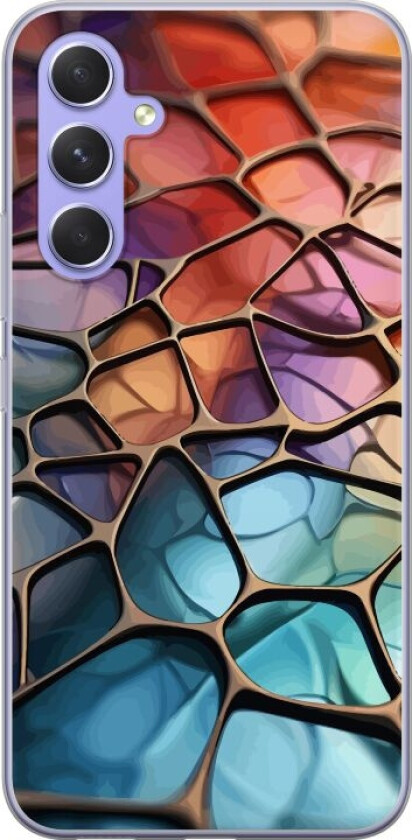 Mobildeksel til Samsung Galaxy A54 med Metalliskt mønster motiv