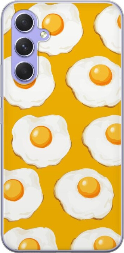 Mobildeksel til Samsung Galaxy A54 med Stekt egg motiv