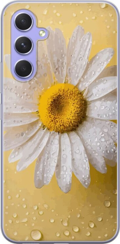 Mobildeksel til Samsung Galaxy A54 med Porselensblomst motiv