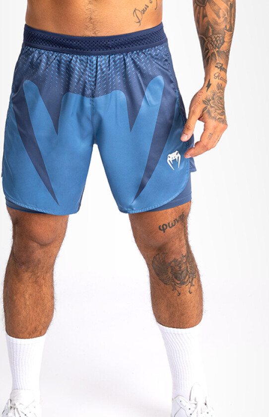 Attack Fight Shorts Blå