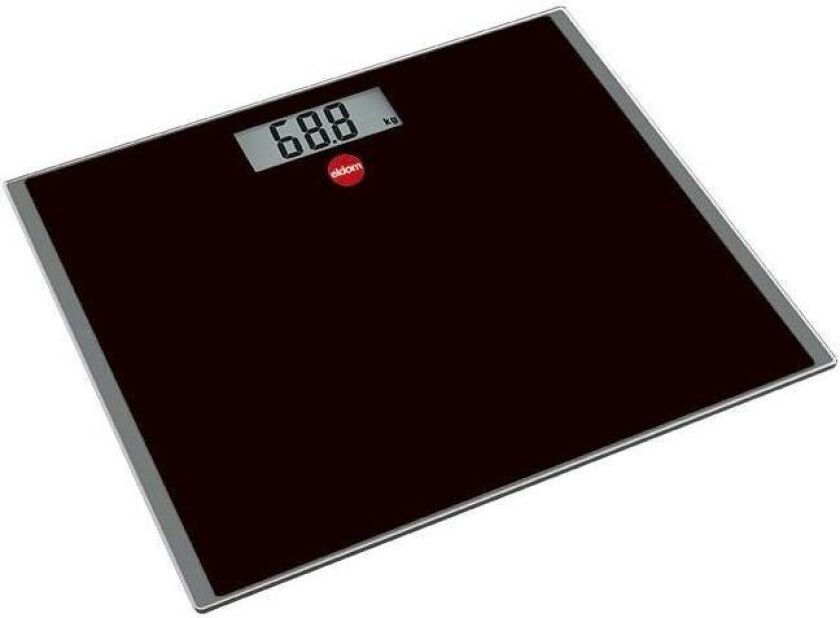 Elektronisk badevekt ELDOM GWO250 LCD sort