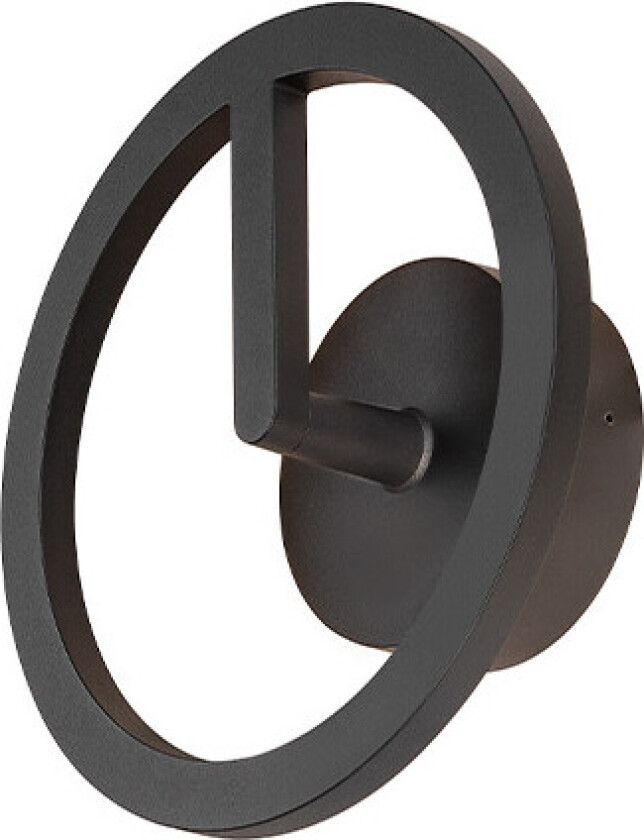 - Q-Ring Vegglampe 3000K IP65 Black