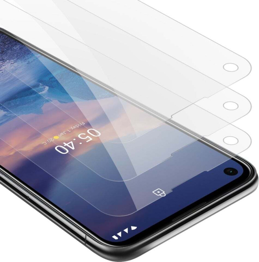 CADORABO 3x Skjermbeskytter Skärmskyddtil til Nokia 5.4 Herdet Skjermglass