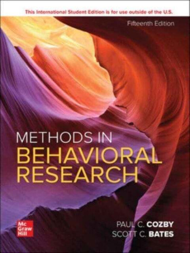 Methods in Behavioral Research ISE av Paul Cozby, Scott Bates