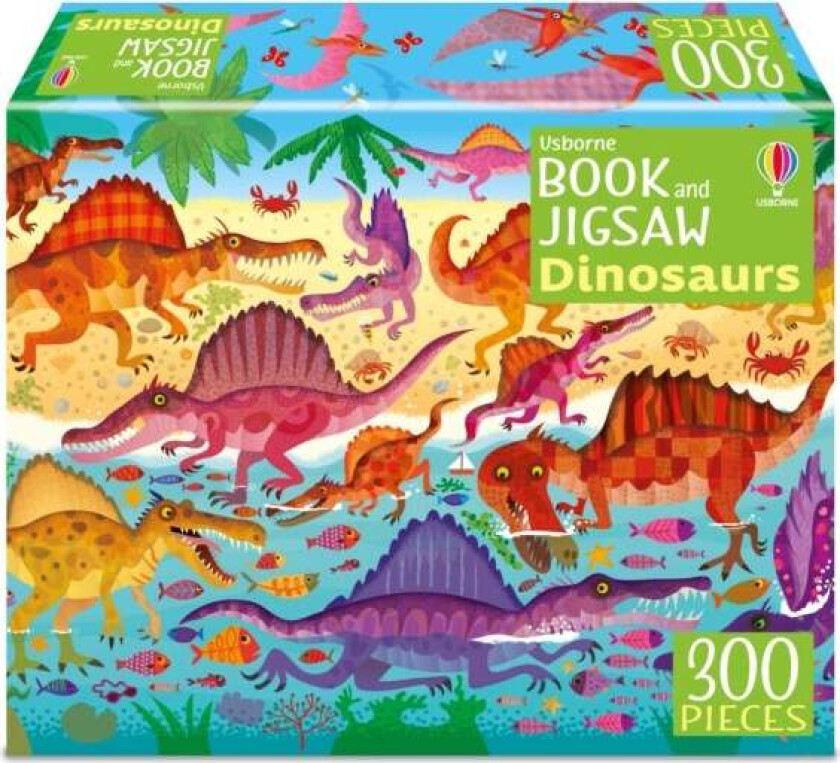 Usborne Book and Jigsaw Dinosaurs av Kirsteen Robson